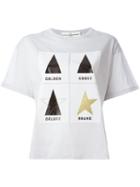 Golden Goose Deluxe Brand Logo Print T-shirt, Women's, Size: Small, Grey, Cotton