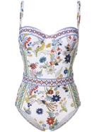 Tory Burch Meadow Folly One-piece Swimsuit - White