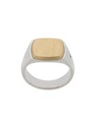 Tom Wood Two-tone Amulet Ring - Metallic