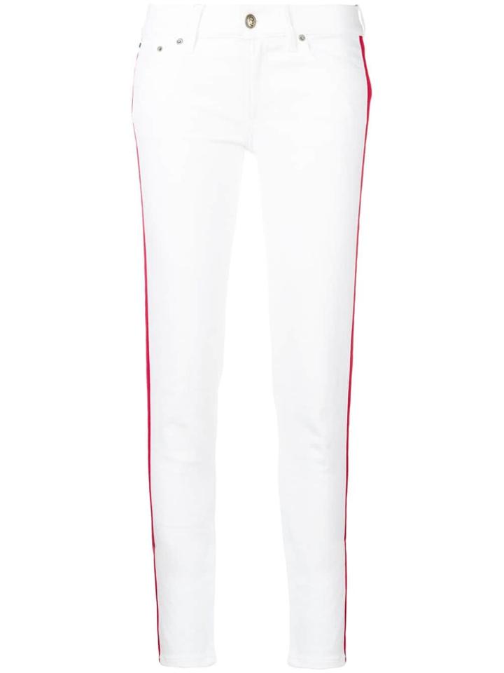 Ralph Lauren Collection Contrast Stripe Jeans - White