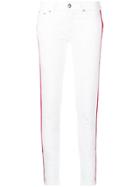 Ralph Lauren Collection Contrast Stripe Jeans - White