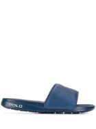 Polo Ralph Lauren Logo Patch Slides - Blue