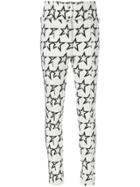 Msgm Skinny Contrast Stripe Trousers - Black