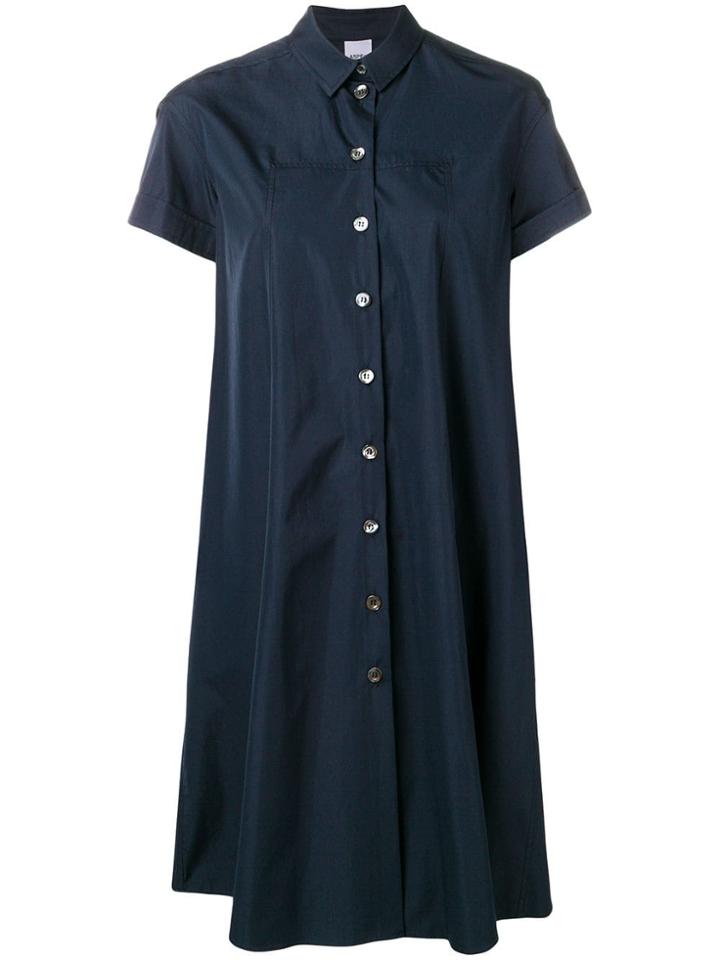 Aspesi Oversized Shirt Dress - Blue