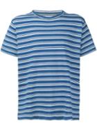 321 Loose Fit Striped T-shirt, Men's, Size: Xl, Blue, Cotton