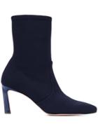 Stuart Weitzman Pointed Ankle Boots - Blue