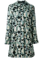 Cotélac 'clouds' Print Buttoned Coat
