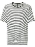 Kazuyuki Kumagai Basic Striped T-shirt - White