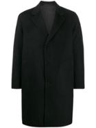 Theory Suffolk Single Breasted Coat - Black