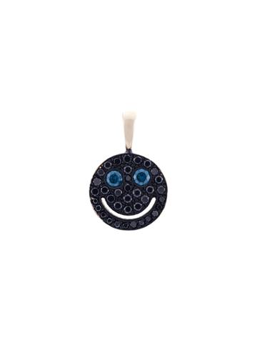 Eyefunny Crystal Smiley Pendant - Yellow & Orange