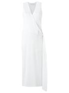 Giuliana Romanno Midi Dress, Women's, Size: 38, White, Polyester