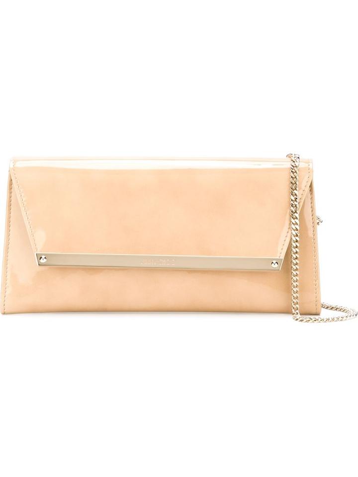 Jimmy Choo 'margot' Clutch, Women's, Nude/neutrals