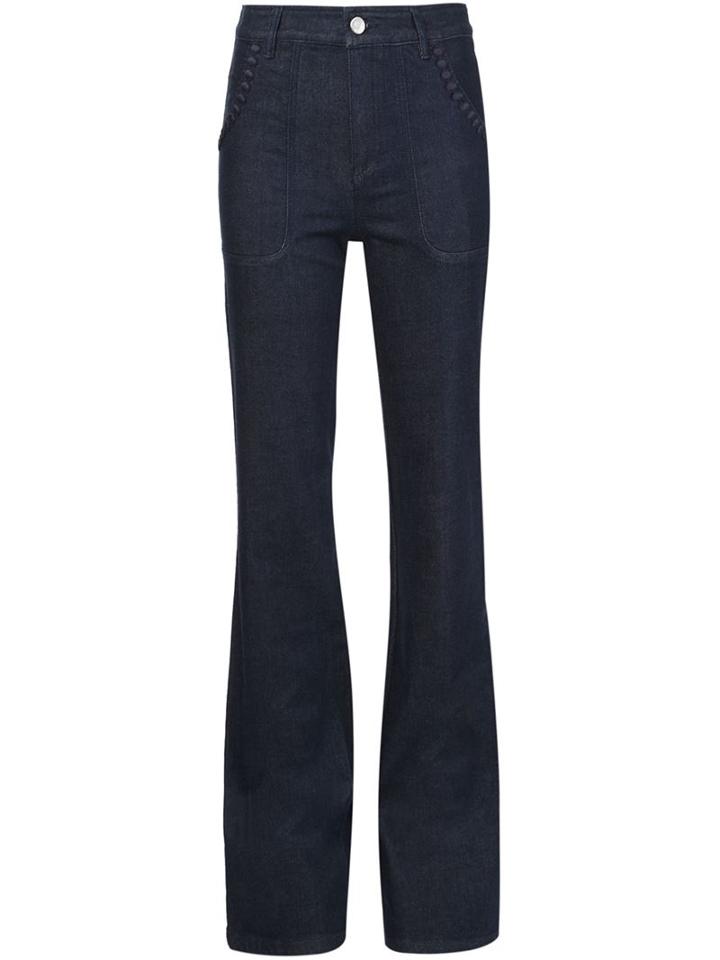 See By Chloé Bootcut Jeans, Women's, Size: 27, Blue, Cotton/spandex/elastane