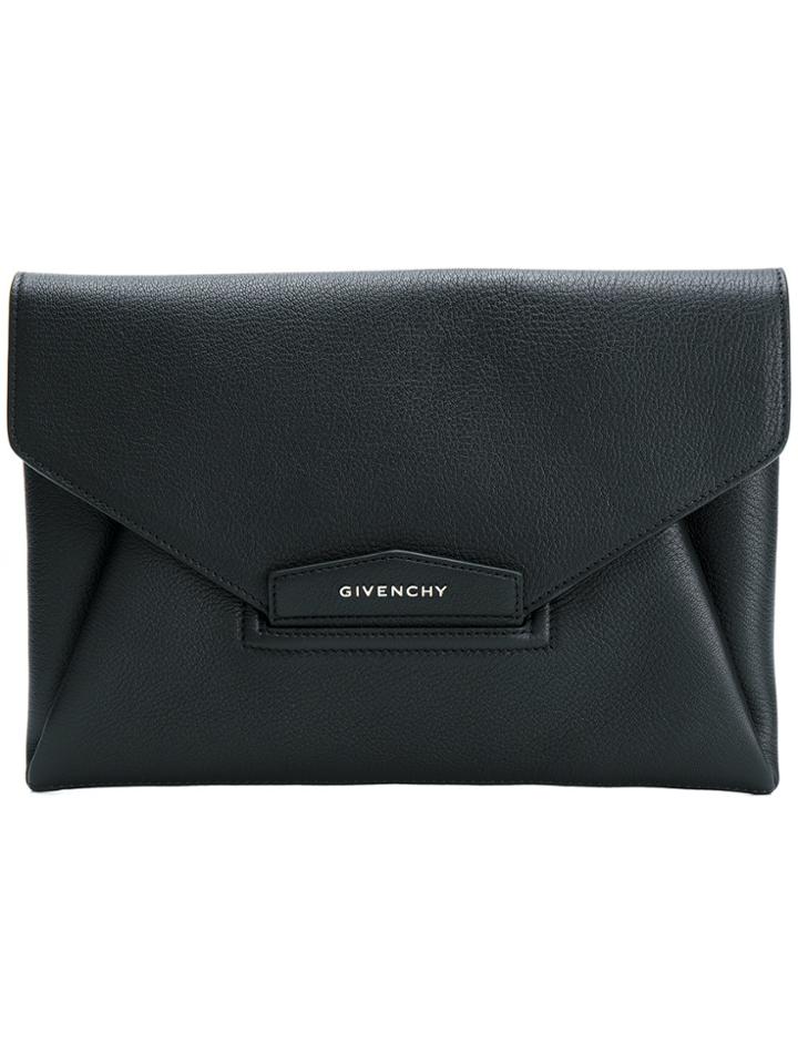 Givenchy Large Antigona Clutch - Black