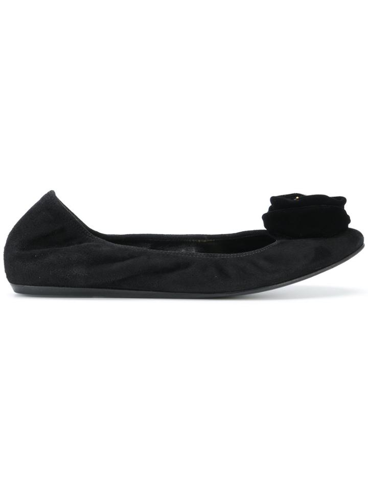 Lanvin 3d Rose Pumps - Black