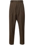Vivienne Westwood Man Pinstripe Pants - Brown
