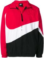 Nike Colourblock Swoosh Jacket - Red