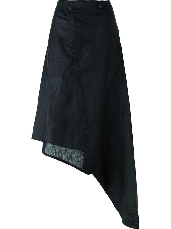 Barbara I Gongini Asymmetric Midi Skirt