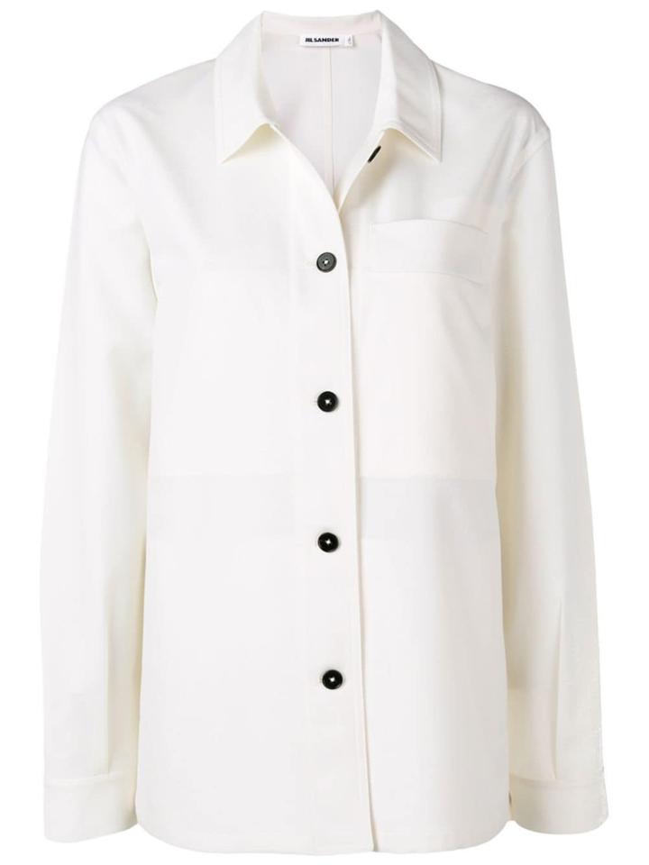 Jil Sander Overshirt Jacket - White