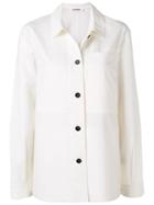 Jil Sander Overshirt Jacket - White