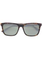 Gucci Eyewear Rectangle Frame Sunglasses - Brown