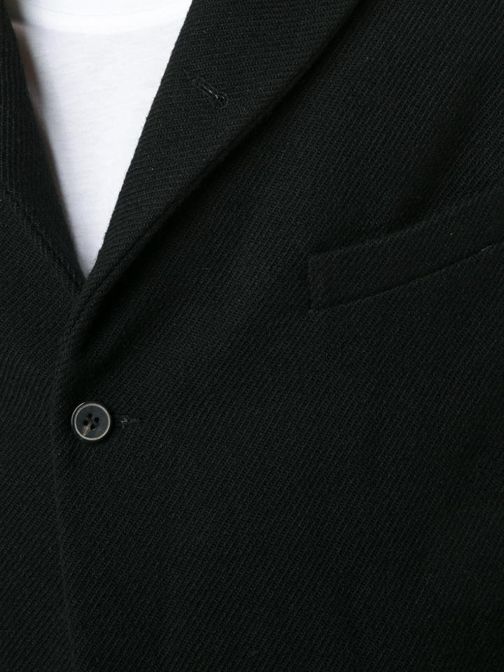A Diciannoveventitre Peaked Lapels Blazer - Black