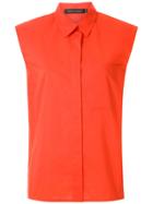 Andrea Marques Structured Shoulders Shirt - Orange