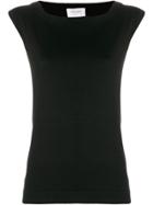 Snobby Sheep Sleeveless Fitted Top - Black
