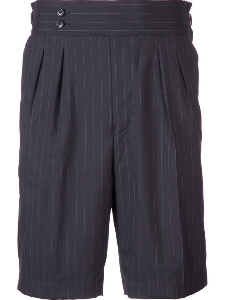 En Route Pinstriped Tailored Shorts