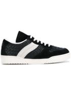 Bottega Veneta Woven Low Top Sneakers - Black