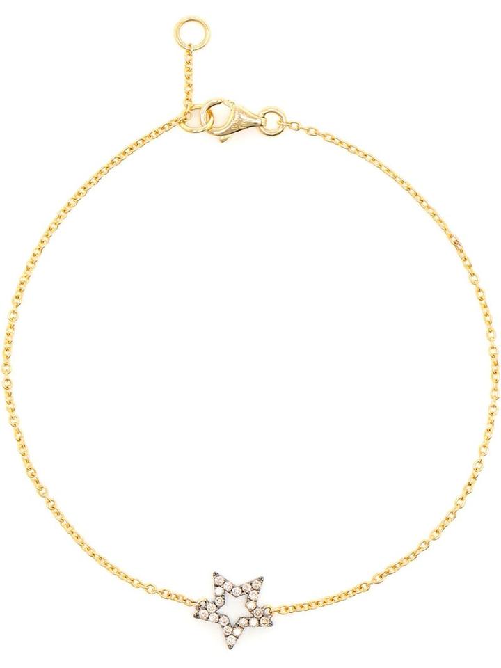 Rosa De La Cruz Diamond Star Charm Bracelet