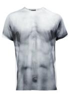 Comme Des Garçons Homme Plus Chest Print T-shirt - Grey