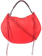 Loewe - 'fortune' Hobo Bag - Women - Calf Leather - One Size, Red, Calf Leather