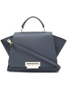 Zac Zac Posen 'eartha Iconic Top Handle' Tote, Women's, Blue, Calf Leather