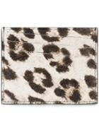 Maison Margiela Leopard Print Cardholder - Multicolour