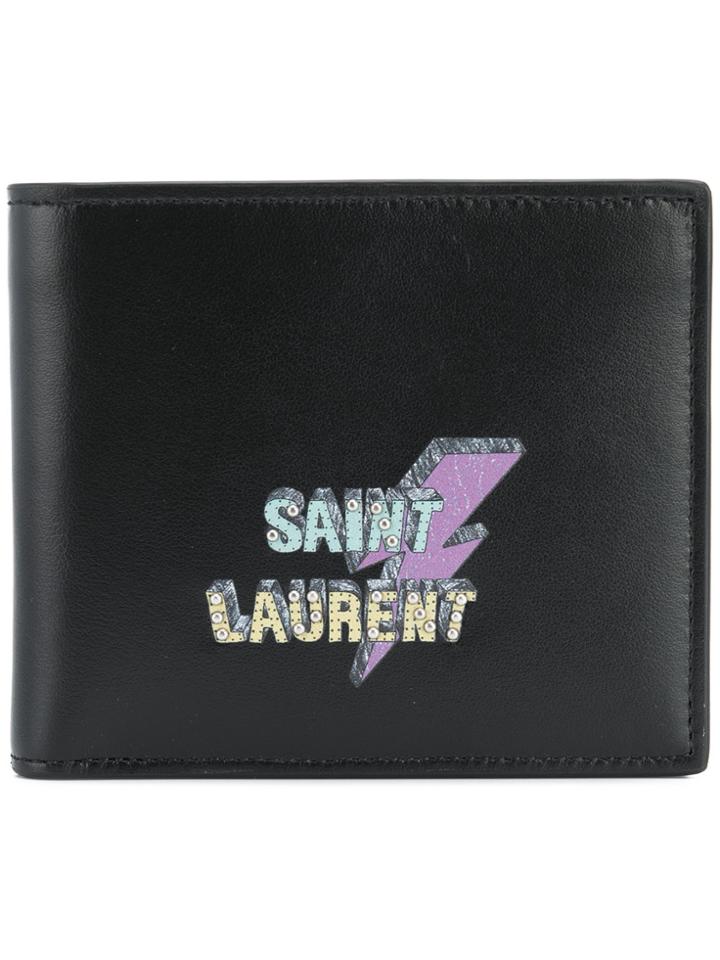 Saint Laurent Eclair East/west Wallet - Black