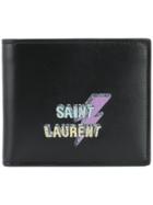 Saint Laurent Eclair East/west Wallet - Black