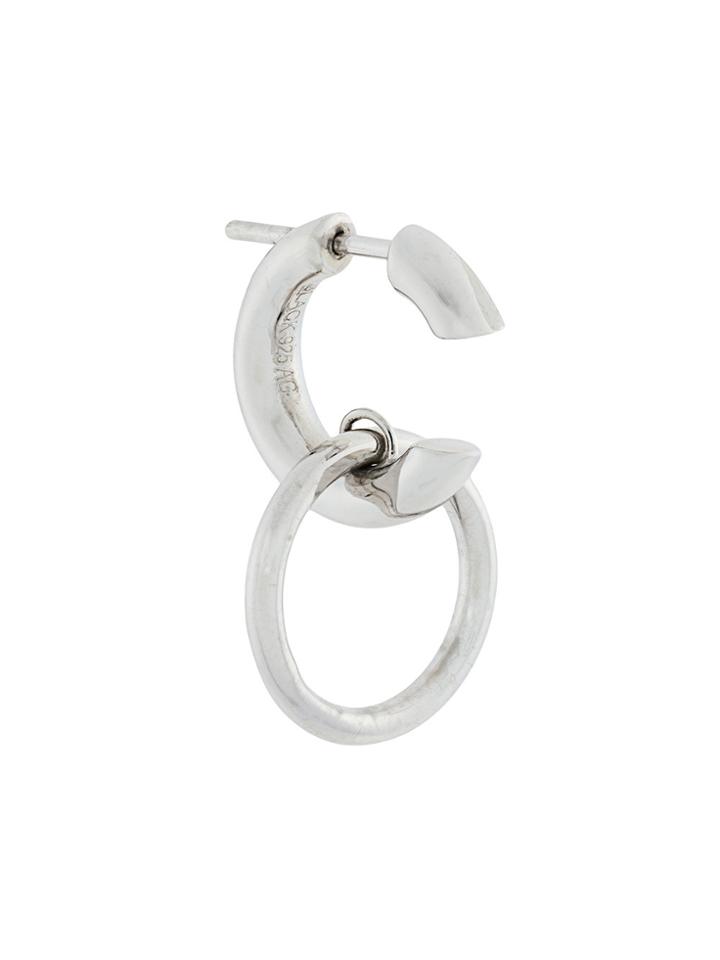 Maria Black Twin Earring - Metallic