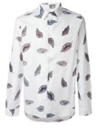 Ps Paul Smith Leaves Print Shirt