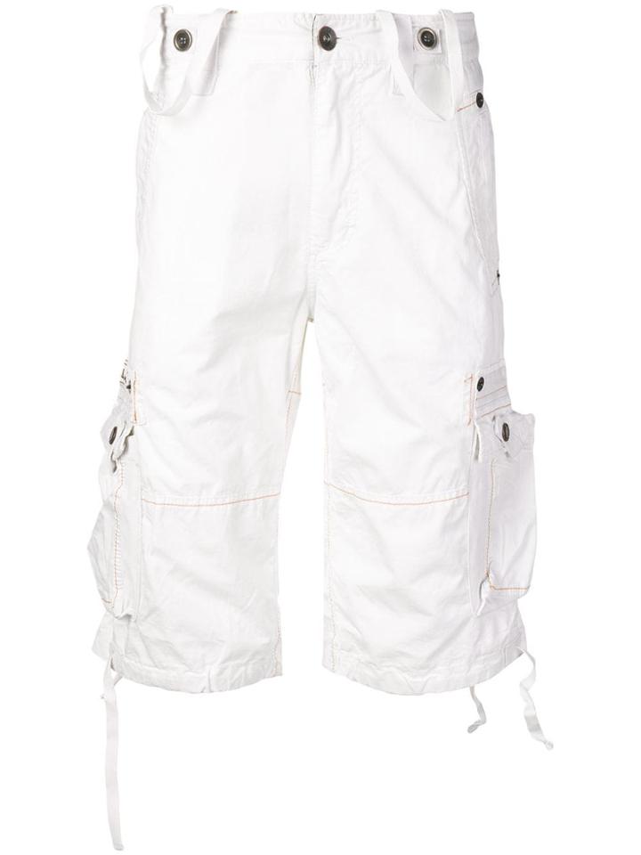 Alpha Industries Cargo Shorts - White