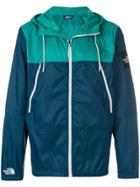 The North Face Colour Block Hooded Windbreaker Jacket - Blue