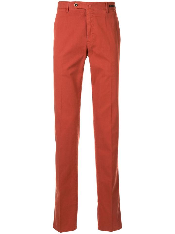 Pt05 Slim-fit Trousers - Red