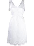 Mm6 Maison Margiela Padded Bustier Dress - White