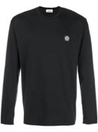 Stone Island Chest Logo Sweatshirt - Black