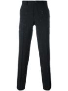 Ps By Paul Smith Cropped Tailored Trousers, Men's, Size: 30, Black, Wool