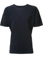 Homme Plissé Issey Miyake Basic Ribbed T-shirt - Black