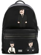 Dolce & Gabbana 'vulcano' Sicilian Men Patch Backpack