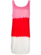 Tara Matthews Propriano Colour Block Beach Dress - Pink