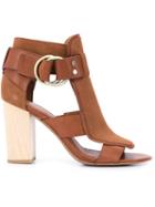 Derek Lam 10 Crosby Buckled Block Heel Sandals