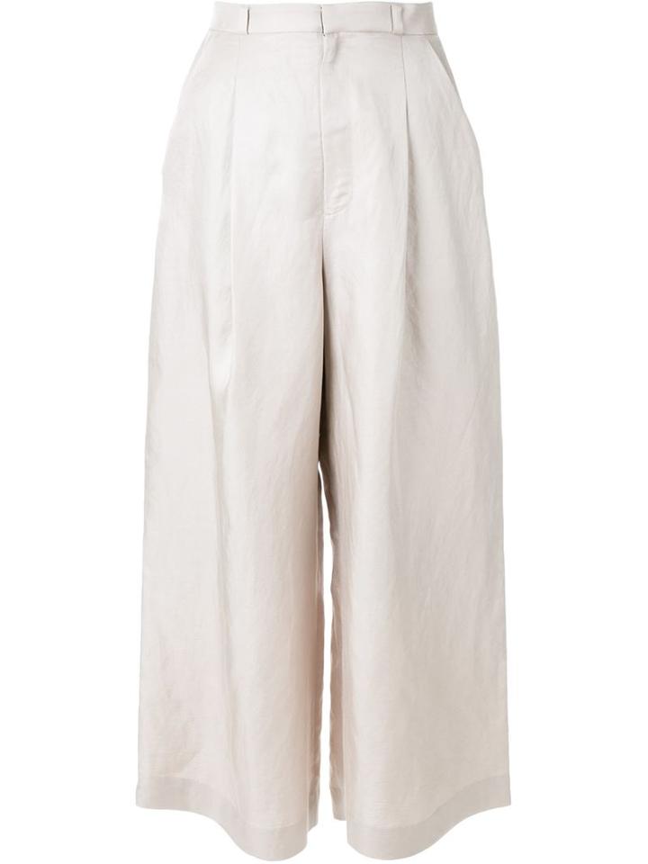 Loveless Wide-legged Cropped Trousers